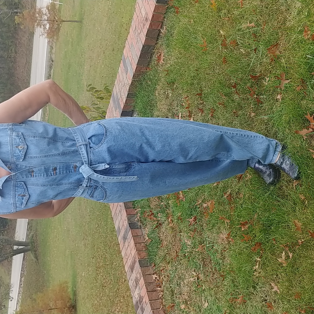 Cotton denim jumpsuit, vintage